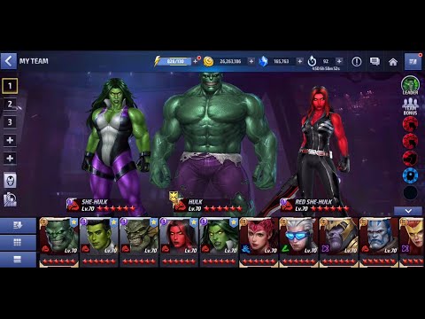 All Characters & Uniforms Appreciated The Design - 6.2 Test Build APK - MARVEL Future Fight