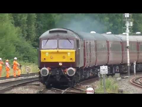 ''LEGEND DRIVER'' 47786 TNT with 57316 on an ECS to eastleigh passes banbury with MEGA 2 tone