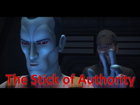 Thrawn explains the stick of authority and when it has to be passed - Thrawn Quotes - Star Wars Lore