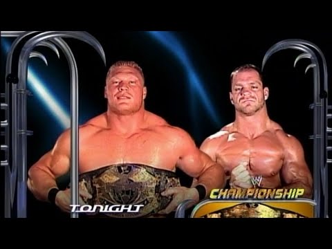 Brock Lesnar vs Chris Benoit 12/4/2003 Highlights