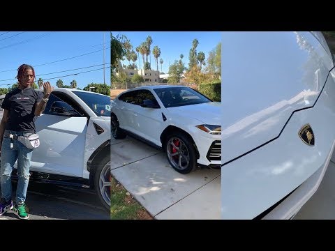 Rich The Kid Brings His New Lamborghini To Famous Dex House