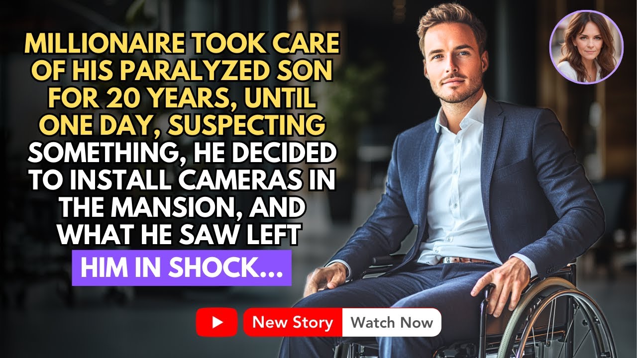 MILLIONAIRE CARED FOR HIS PARALYZED SON FOR 20 YEARS. UNTIL ONE DAY, SUSPECTING SOMETHING...