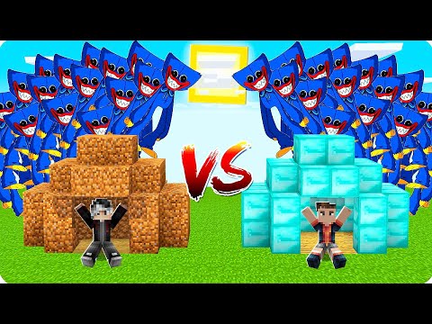 HUGGY WUGGY TSUNAMİ VS EV! 😱 - Minecraft