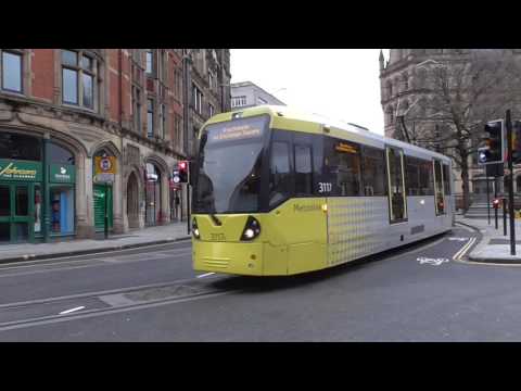 Manchester Metrolink - second city crossing Video