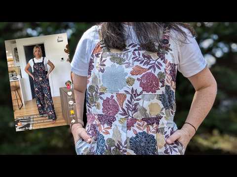 DIY Viral Tik Tok Cider Overalls // they're crazy easy to make yourself!