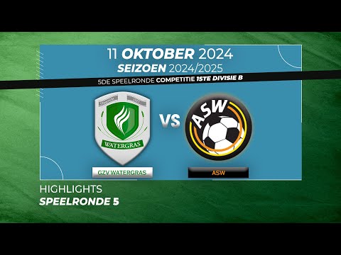 GZV WATERGRAS - ASW | SAMENVATTING | 5DE COMPETITIE WEDSTRIJD 11 OKTOBER 2024 |