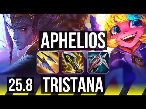 APHELIOS & Alistar vs TRISTANA & Sylas (ADC) | Quadra, 11/2/6, Dominating | EUW Master | 25.8