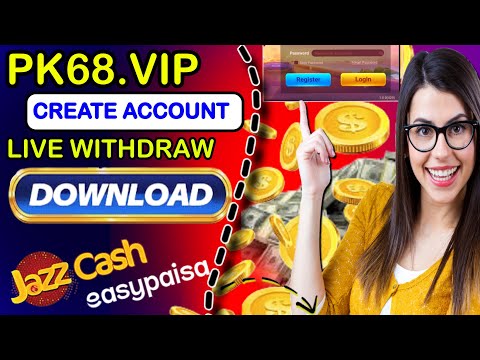 Pk 68 withdrawal | Pk 68 game | Pk 68 account kaise banaye | Pk 68 account banane ka tarika