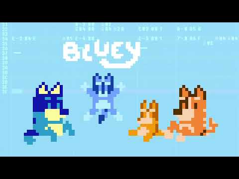 Bluey Theme Song - 8-bit cover (Famitracker 2A03)