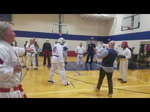 PKC Region 2 first Tournament 2018 Kumite prelim round Corey Blade