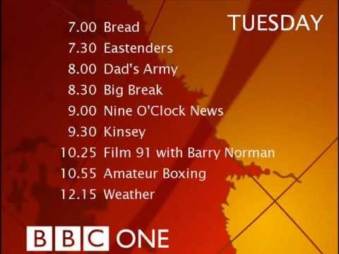 BBC 1 Closedown Mock - May 1991