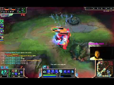 Hecarim Top 1v2 outplay