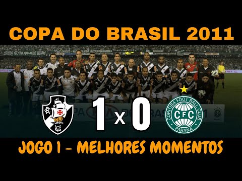 Vasco da Gama 1 x 0 Coritiba Jogo 1 - Final Copa do Brasil 2011 - Melhores Momentos