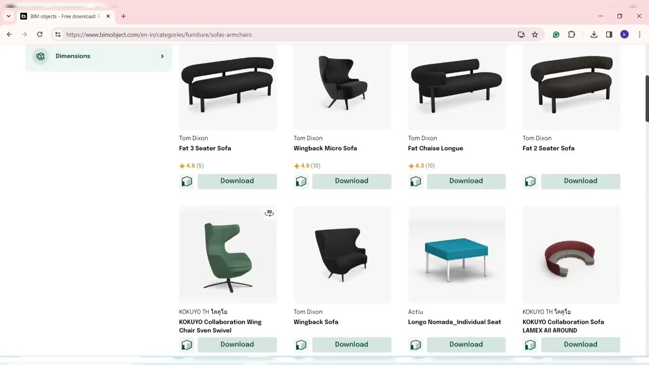 How To Download Free High Quality Revit Families | From | BIM Objects 