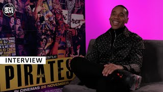 Pirates - Reggie Yates on filming in a pandemic, the amazing '90s details & the bruised banana shirt video