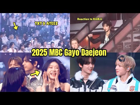 Kpop Idols all Moments, Reaction & Interactions at 2025 MBC Gayo Daejeon!