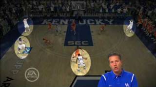 NCAA Basketball 10 - Coaches Corner Coach Calipari