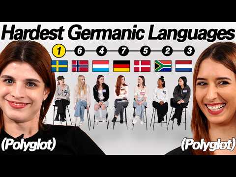 2 Polyglots Rank How Germanic Languages Sounds To Non Germanic Speakers! l Which Is The Hardest?