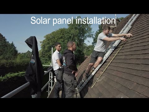 Solar Panel Installation with 5,8kw of solar power