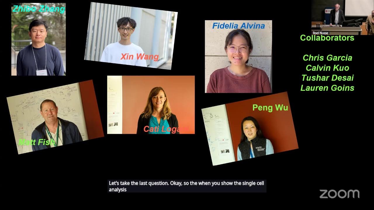 Dean's Distinguished Lecture: Roland Nusse, PhD