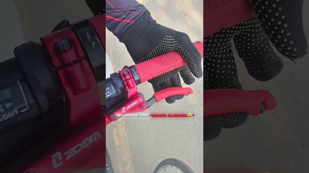 MTB 브레이크에 알코올이 닿으면 생기는 문제