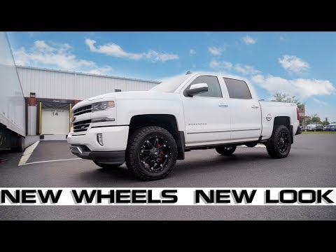 Chevrolet Silverado/GMC Sierra Fuel Hostage Wheels 20\"X9\" Matte Black 2007-2018