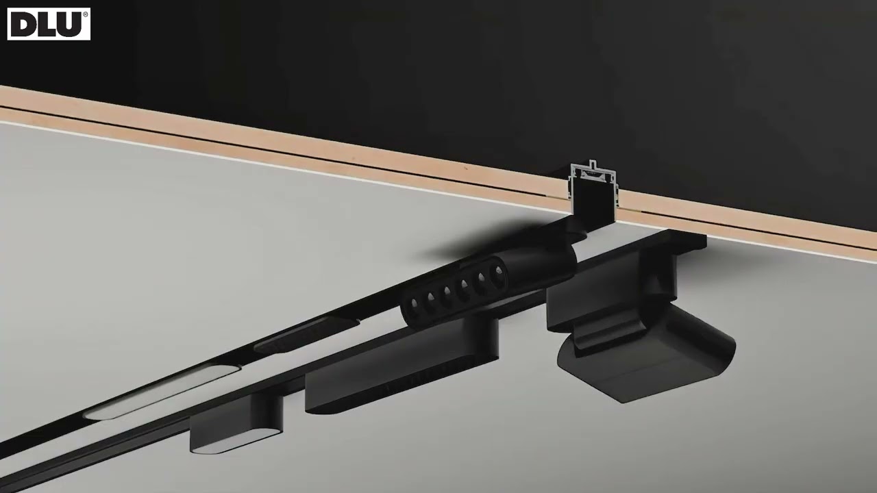 DLU 3 Ultra Thin 48V magnetic track lighting system video