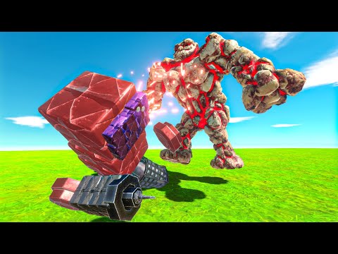 NEW Lava Golem Fights Among Us IMPOSTER In Animal Revolt Battle Simulator!