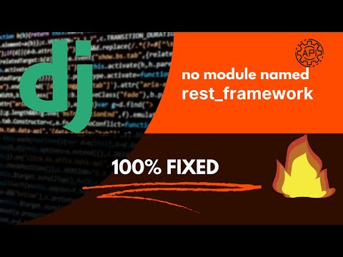 No Module Named Rest_framework