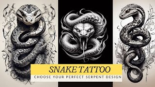 30+ Epic Snake Tattoo Ideas 🐍 | Color & Black & Grey Designs for Bold Ink