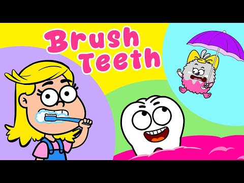 Brush Your Teeth Song - Hacky Baby 02 - Toothbrush Song - Healthy Habits - Nursery Rhymes