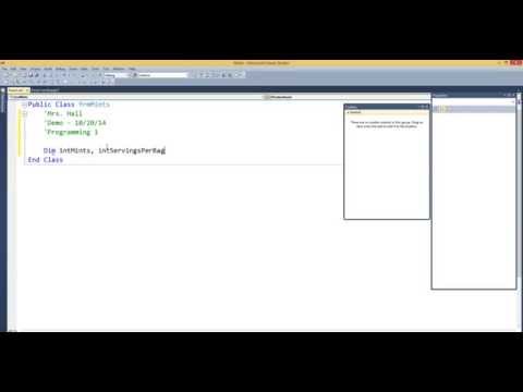 Visual Basic Net 5 03 Tutorial Applying Operators Program 2