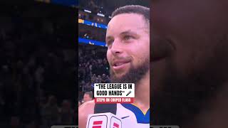 Steph talks about playing against Cooper Flagg on #NBAXmas 🎁