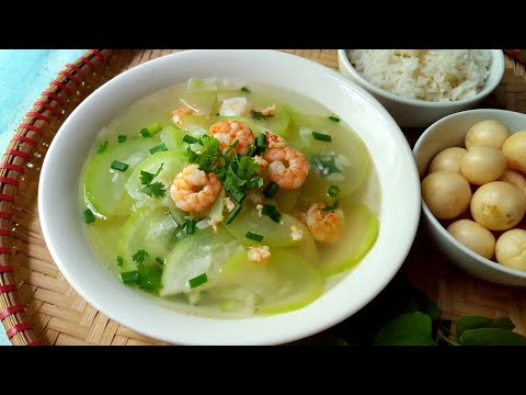 Canh Bầu Nấu Tôm | Cách Làm Canh Bầu Nấu Tôm Ngọt Mát Không Tanh | Góc Bếp Nhỏ
