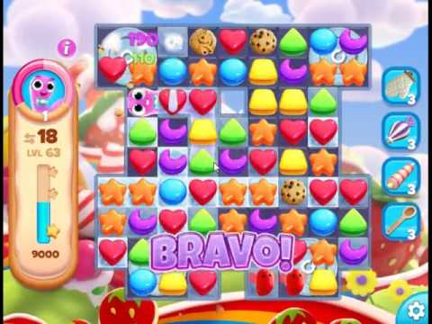 Cookie Jam Blast Level 63 - NO BOOSTERS 🍪 | SKILLGAMING OFFICIAL