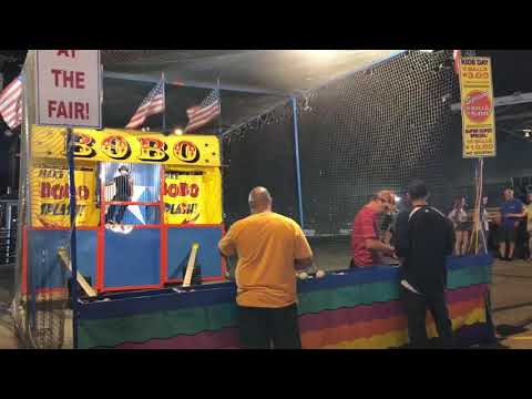 #ClownDown Bobo the clown goes down hard. Crowd goes wild.