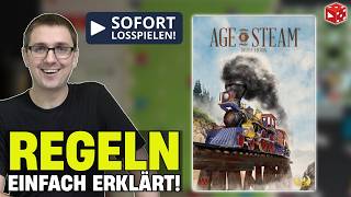 Age of Steam - Regeln spielend erklärt - Video schauen und sofort losspielen! Meine absolute Nr. 1!