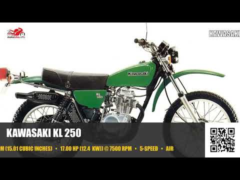Kawasaki KL 250 - Video 1