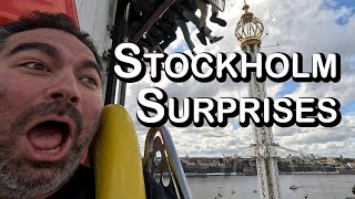 Exploring the viking museum and Gröna Lund amusement park in Stockholm Sweden with kids