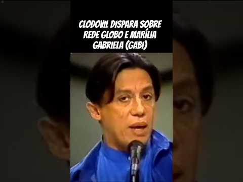 Clodovil dispara contra a rede globo e Marília gabriela no Programa Silvio Santos.