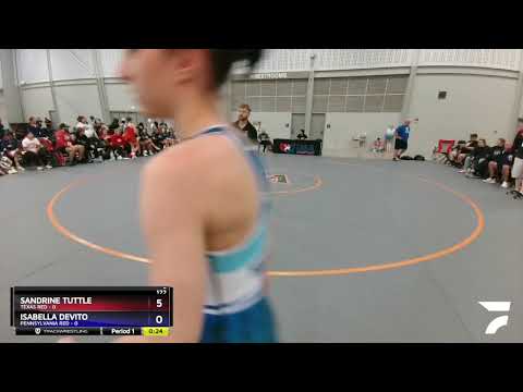 127 Lbs Round 5 (6 Team) - Vanessa Egorah, Texas Red Vs Gisele Ramirez, Pennsylvania Red E432