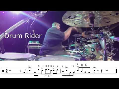 Drum Rider : Eric Moore’s drum fill transcription