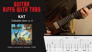 Kat - Diabelski dom cz. II - Guitar riffs with tabs / cover / lesson