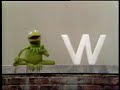 Classic Sesame Street Kermit Talks About The Letter W 2 Part Sketch Full Version HQ 1969