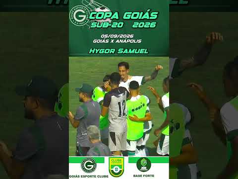 GOL DO HYGOR SAMUEL | GOIÁS 5 X 1 ANÁPOLIS | COPA GOIÁS SUB-20 | 05/09/2026