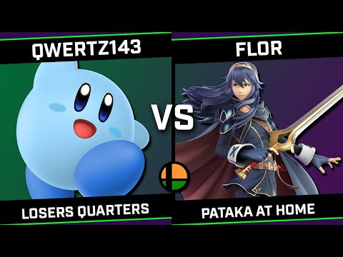 qwertz143 (Kirby/Mii Gunner) vs FLOR (Lucina) - Pataka at home - Smash Ultimate