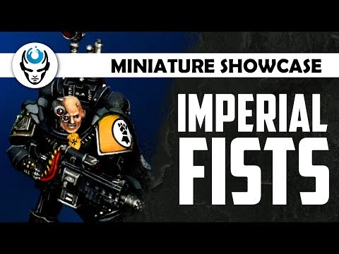 IMPERIAL FISTS - LVL 4/5 MINIATURE SHOWCASE 4K