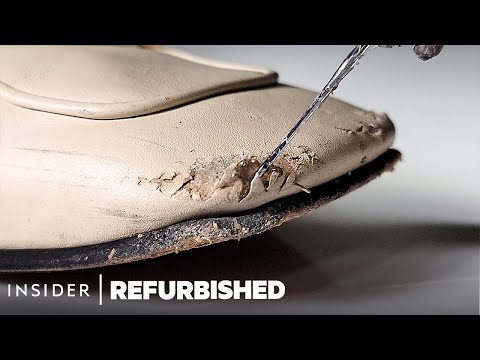 How $1,000 Gucci Mules Are Restored From Bite Marks | Refurbished | Insider