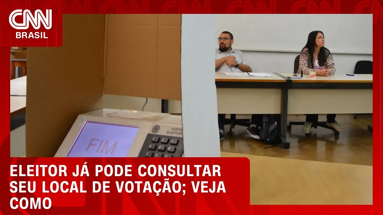 TSE disponibiliza consulta a locais de votação | CNN Agora