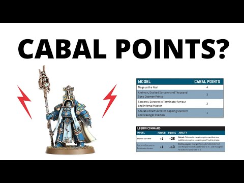 Thousand Sons Codex Preview - Cabal Points, Legion Command and More!